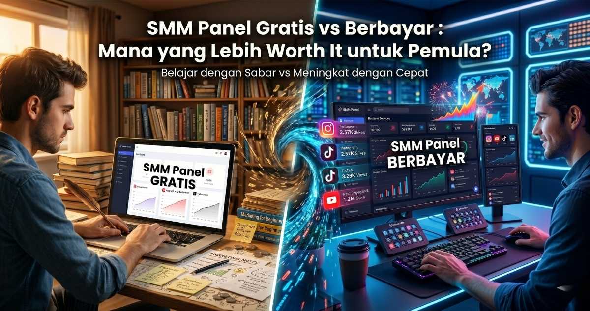 smm panel gratis vs berbayar perbandingan pemula 2026