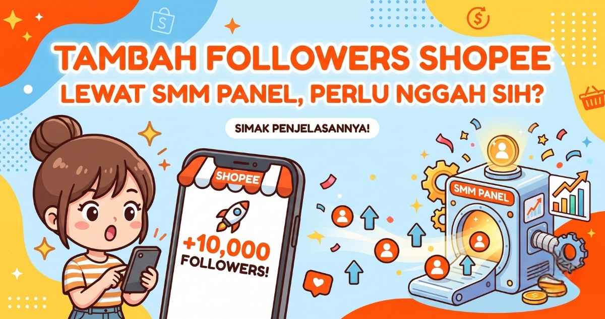 jasa tambah followers shopee lewat smm panel